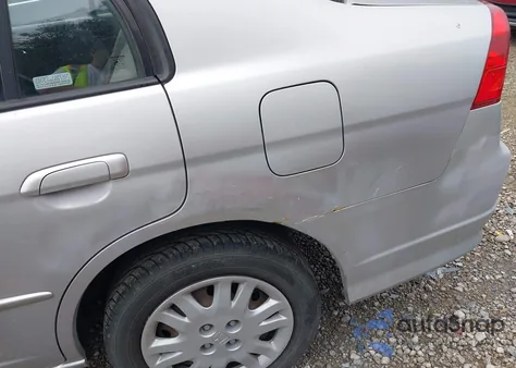 2005 Honda Civic Lx из США, поврежденный, VIN 1HGES16565L013304